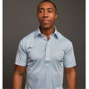 NEW Collars & Co Dress Collar Polo semi-spread collar L